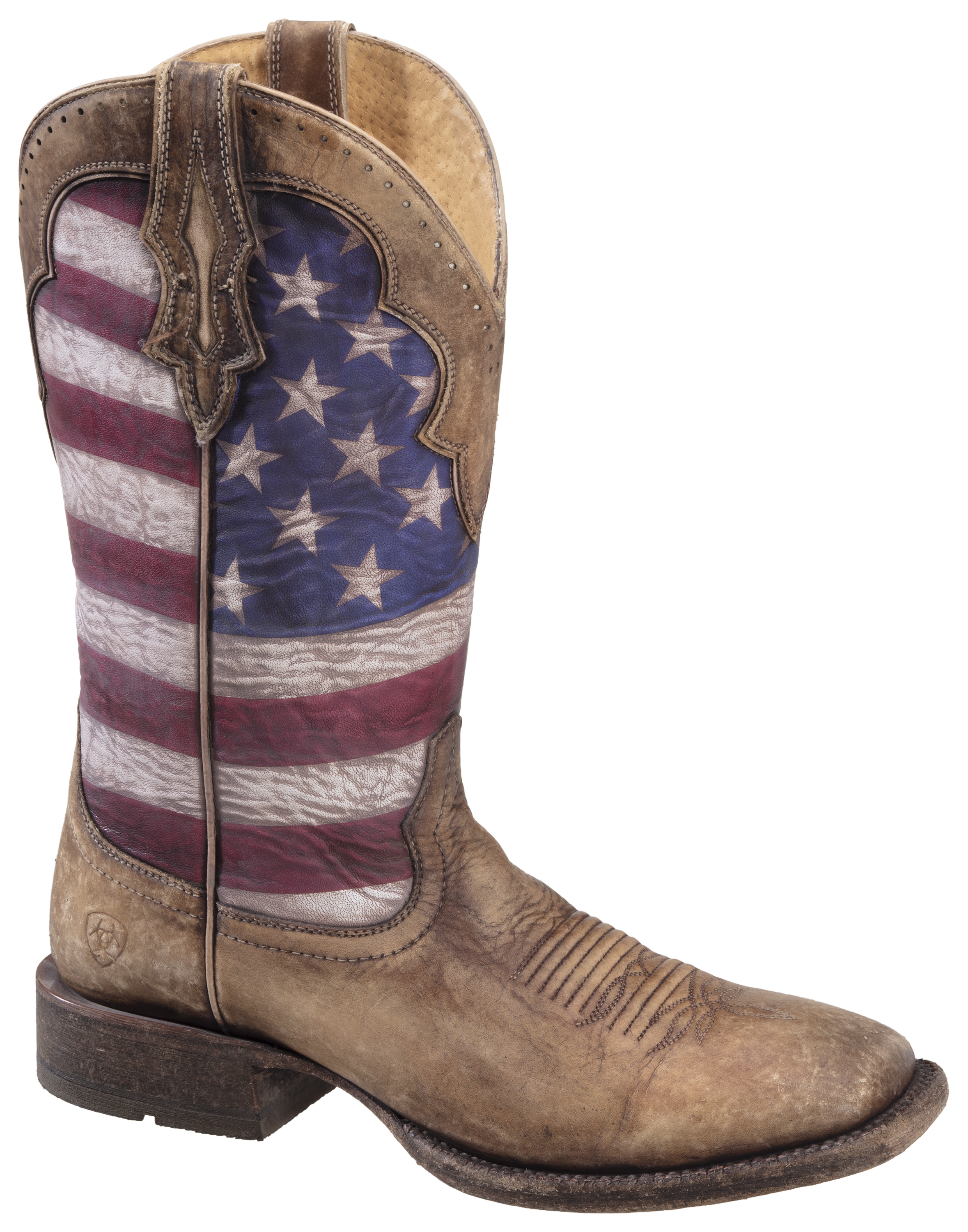 Ariat Ranchero Stars and Stripes Western Boots for Men | Bass Pro Shops